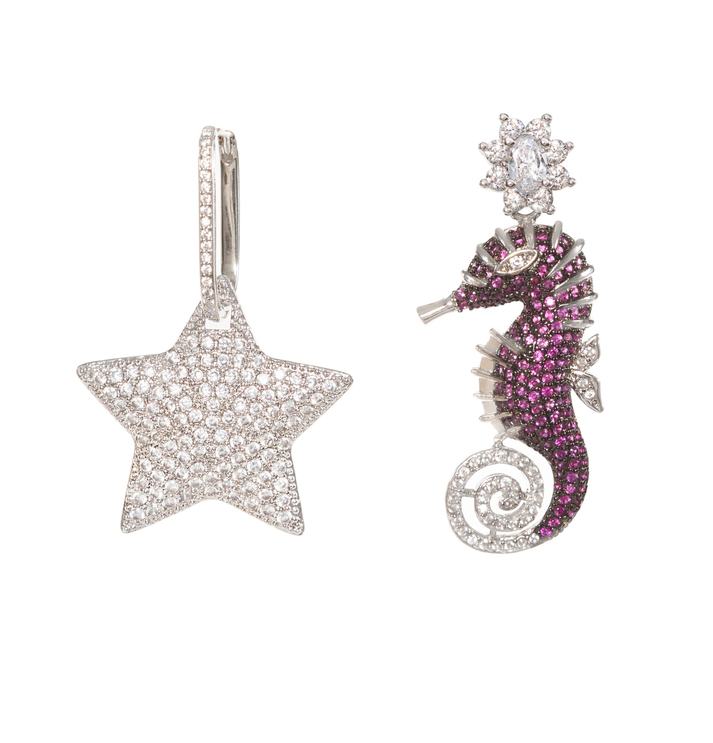 アクセサリー ALIITA CABALLITO DE MAR EARRING CABALLITO DE MAR RUBI EARRINGS – Irma Lopez