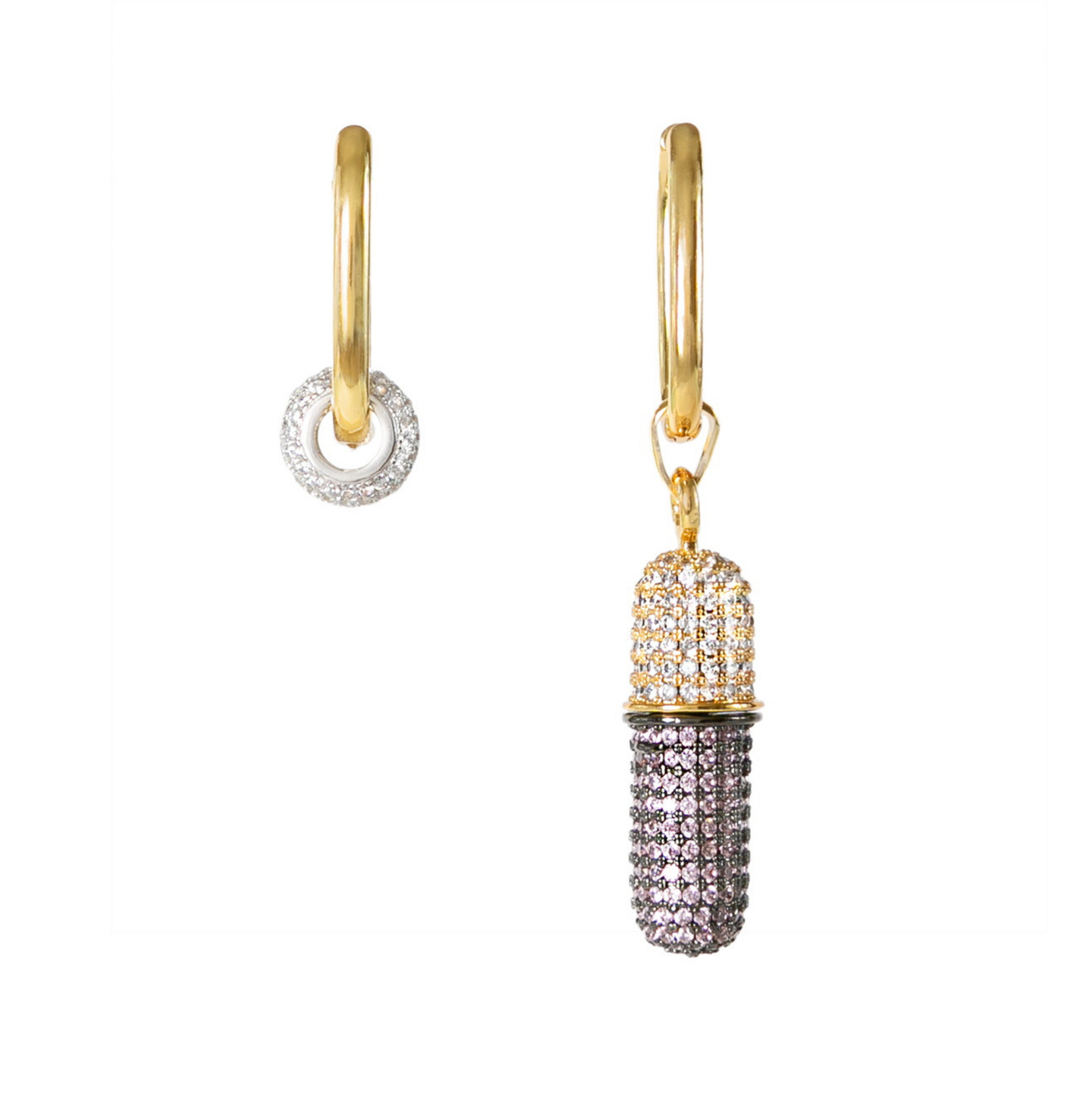 Chill pills violet earrings