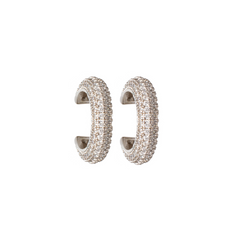 Party ear cuff silver