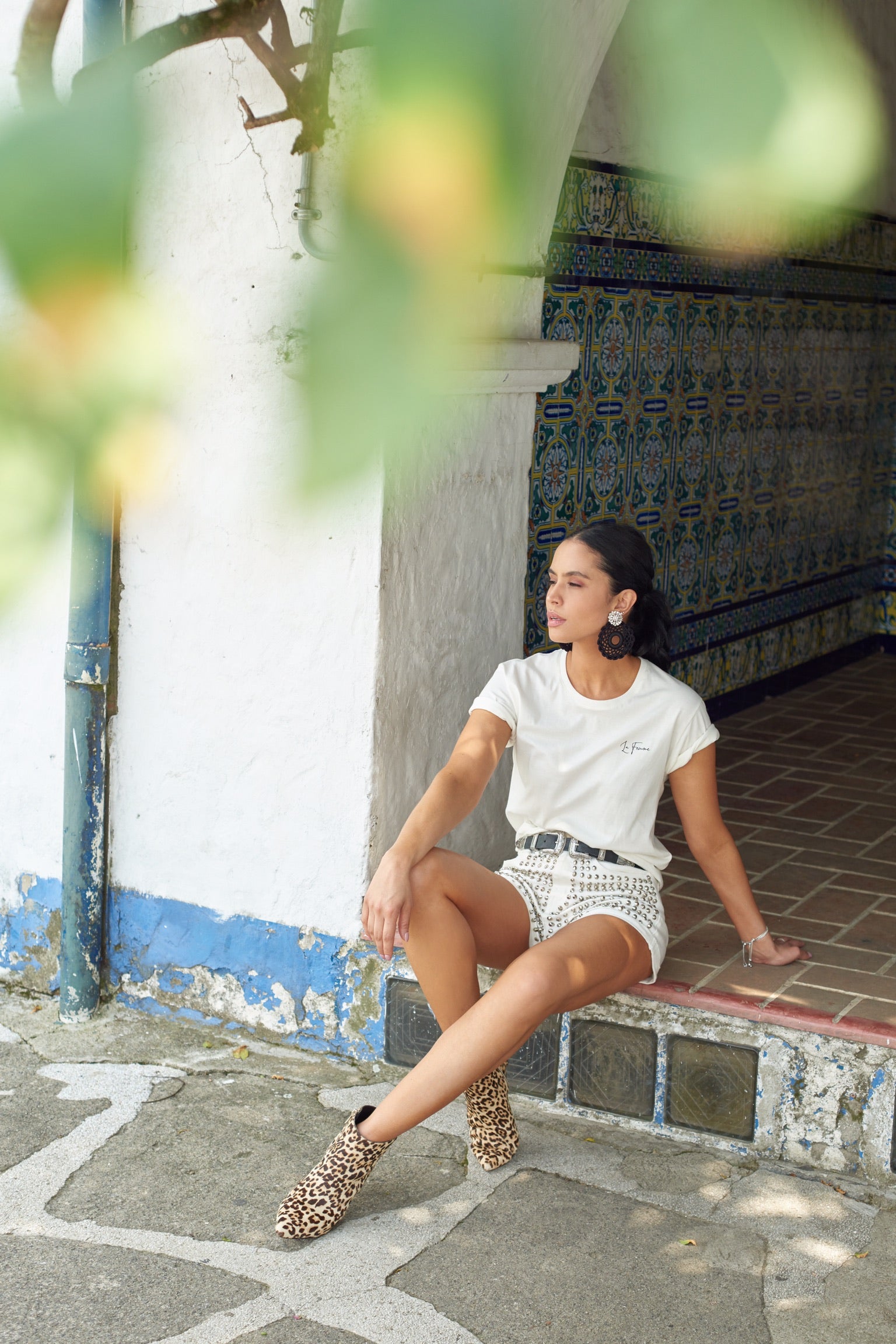 ROMANTIC FLOWER BLACK