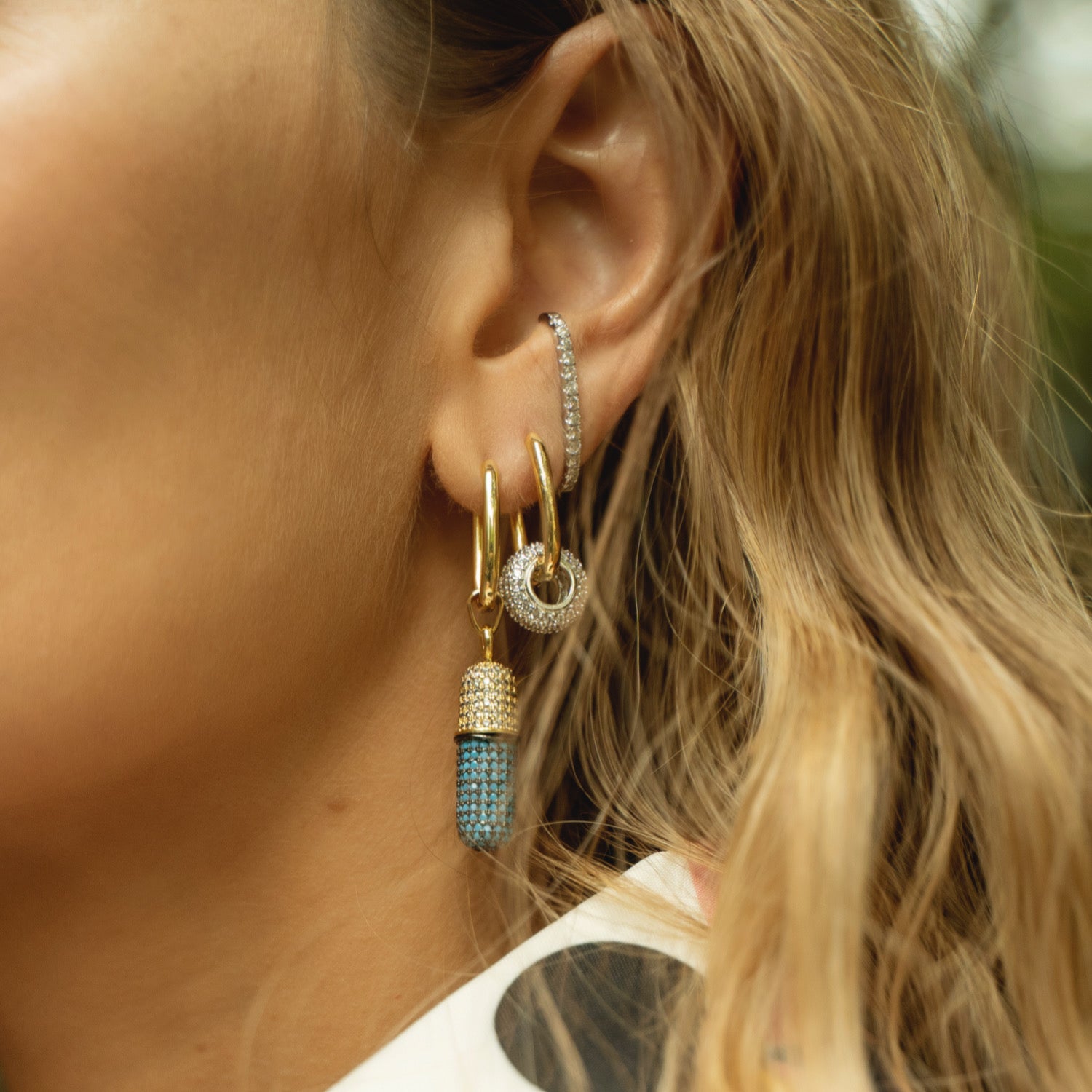 CHILL PILLS TURQUOISE EARRINGS