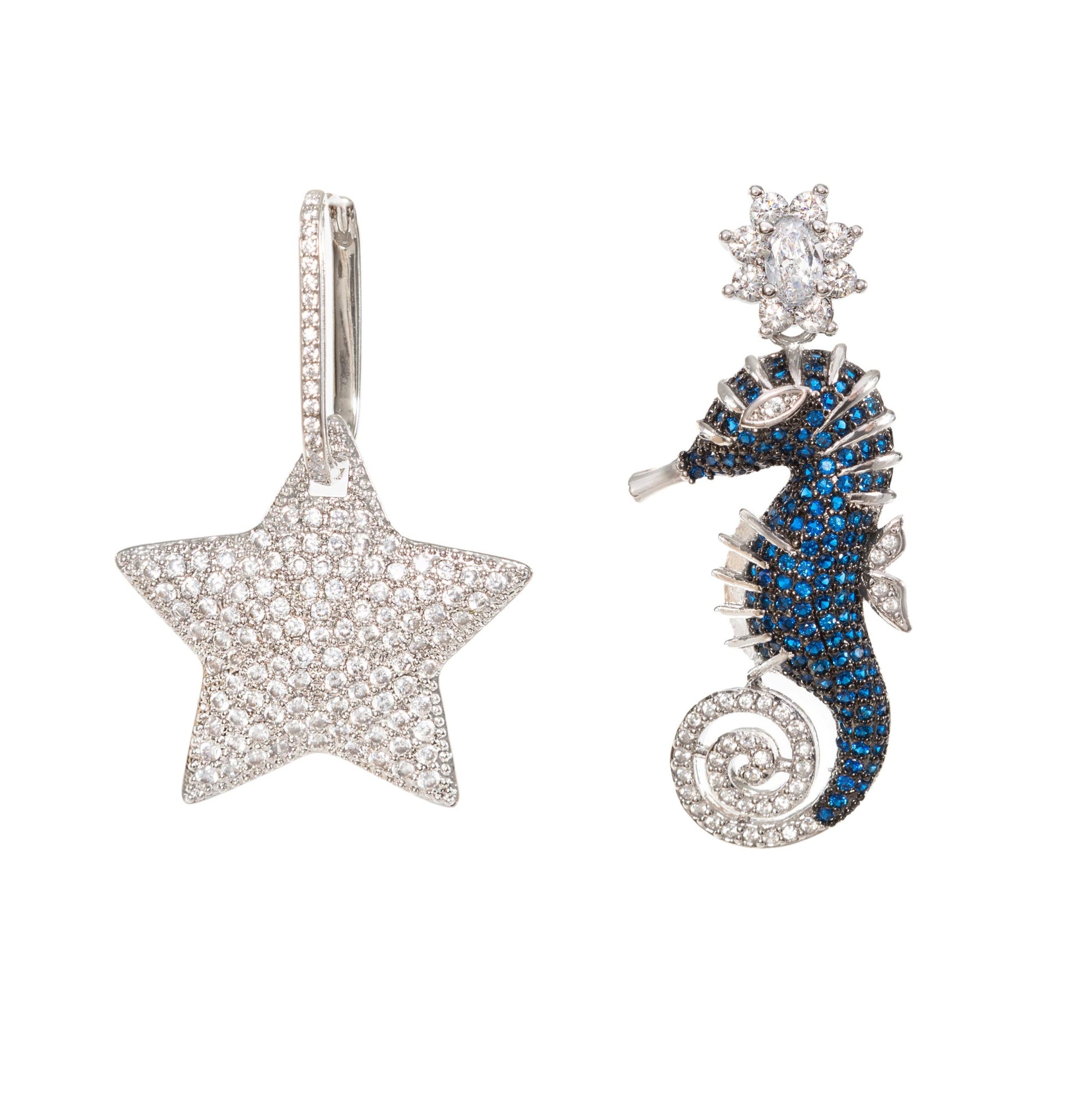 CABALLITO DE MAR ZAFIRO EARRINGS