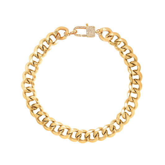 CHUNKY GOLD NECKLACE