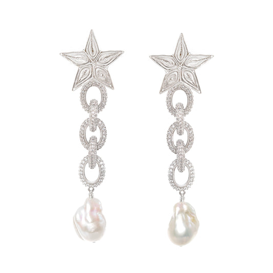 ESTRELLAS MARINAS SILVER EARRINGS