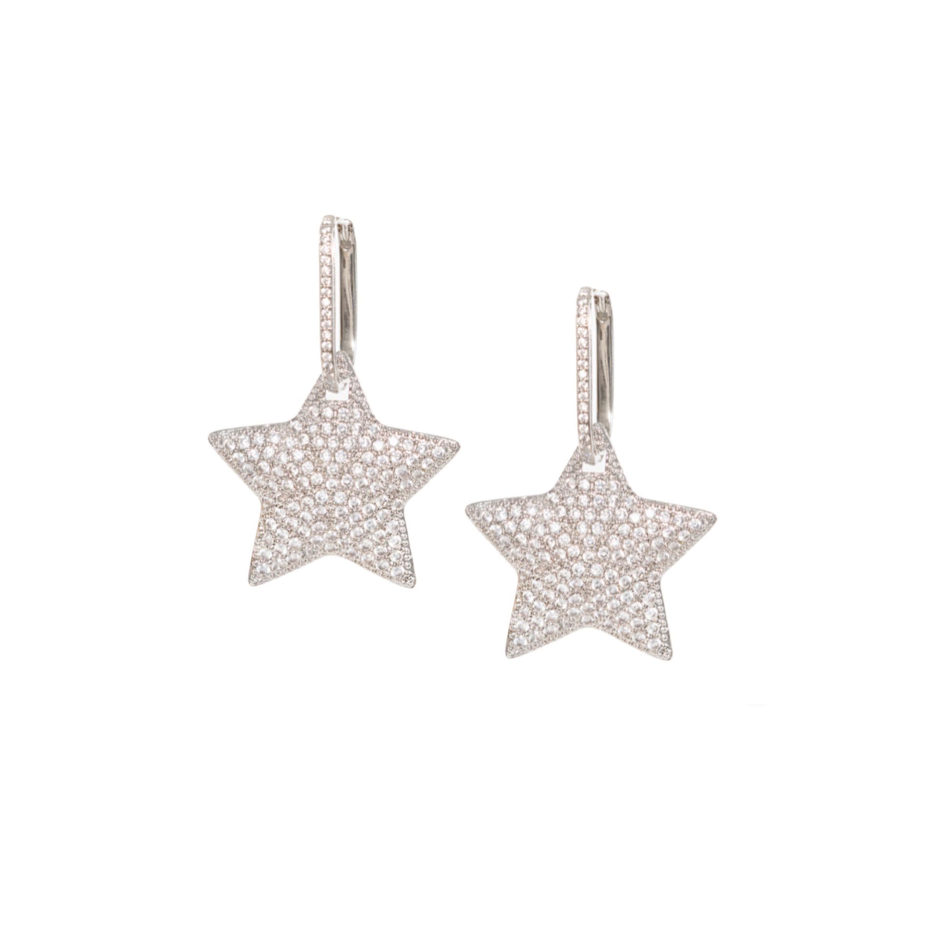 CRYSTAL STAR EARRINGS