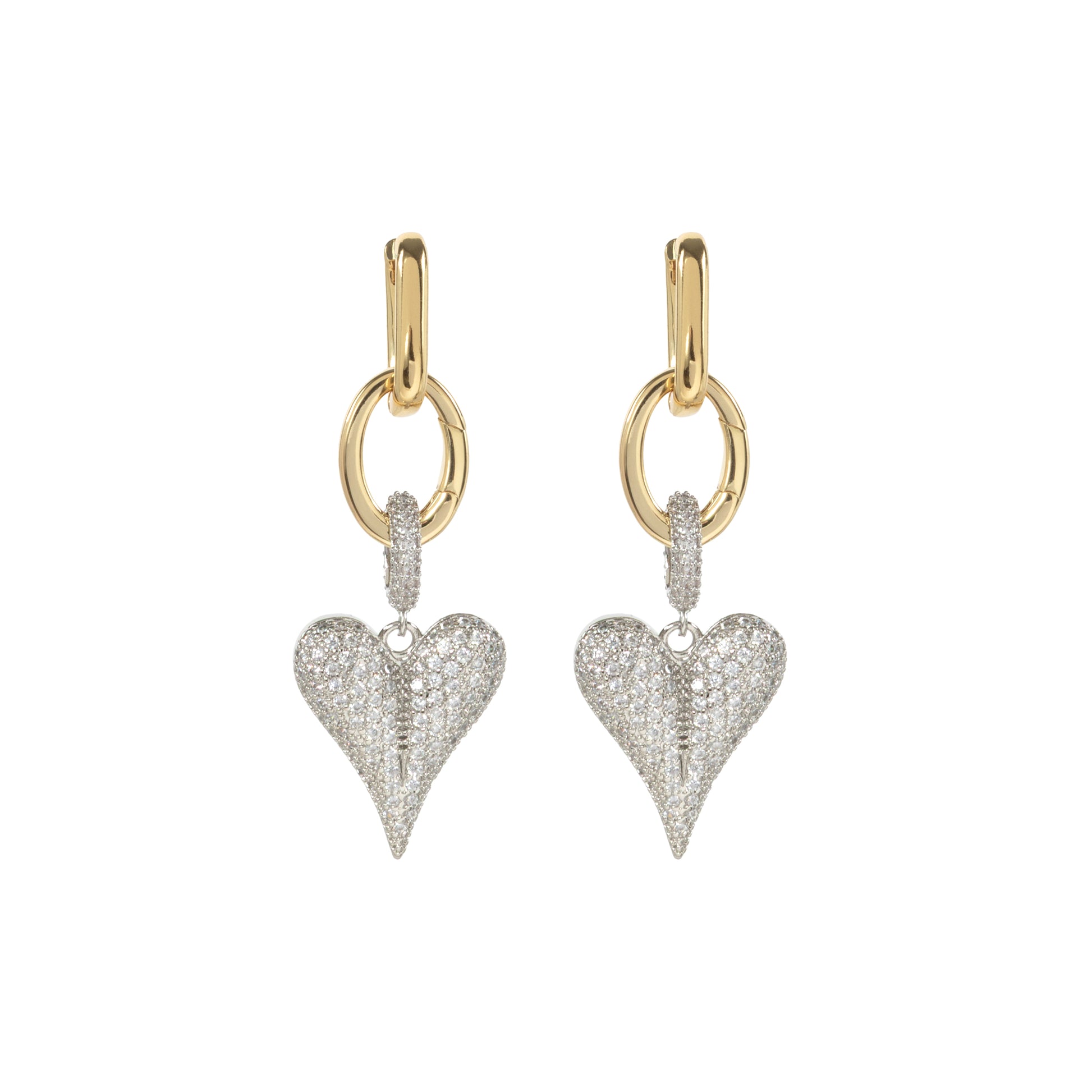 Manuela Heart earrings