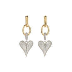 Manuela Heart earrings