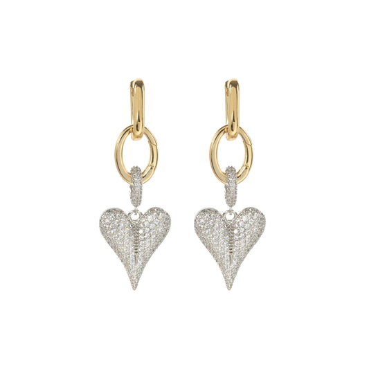 Manuela Heart earrings