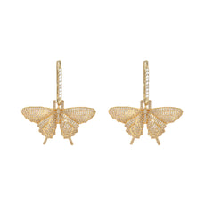 Mariposa Gold hoops