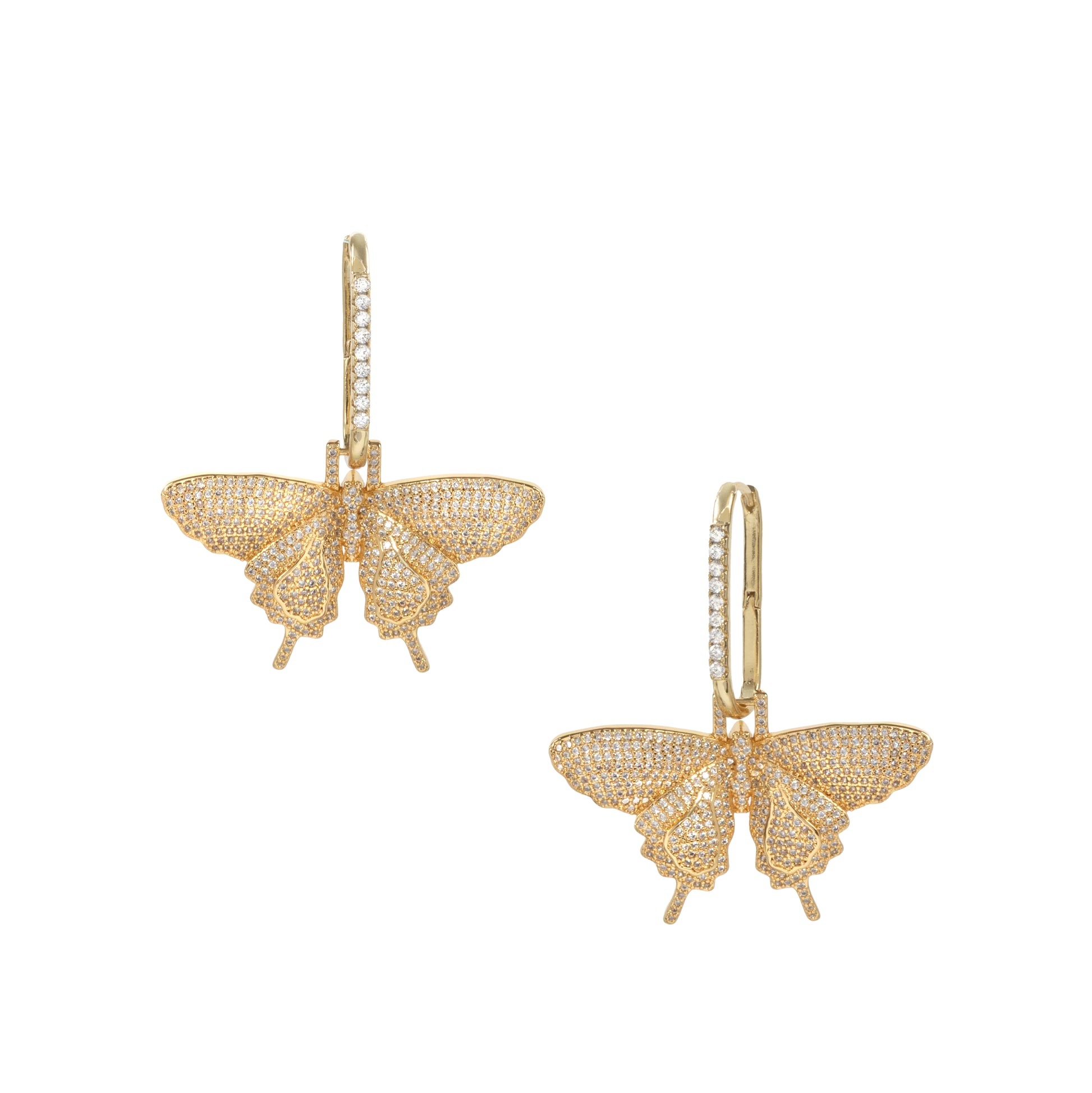 Mariposa Gold hoops