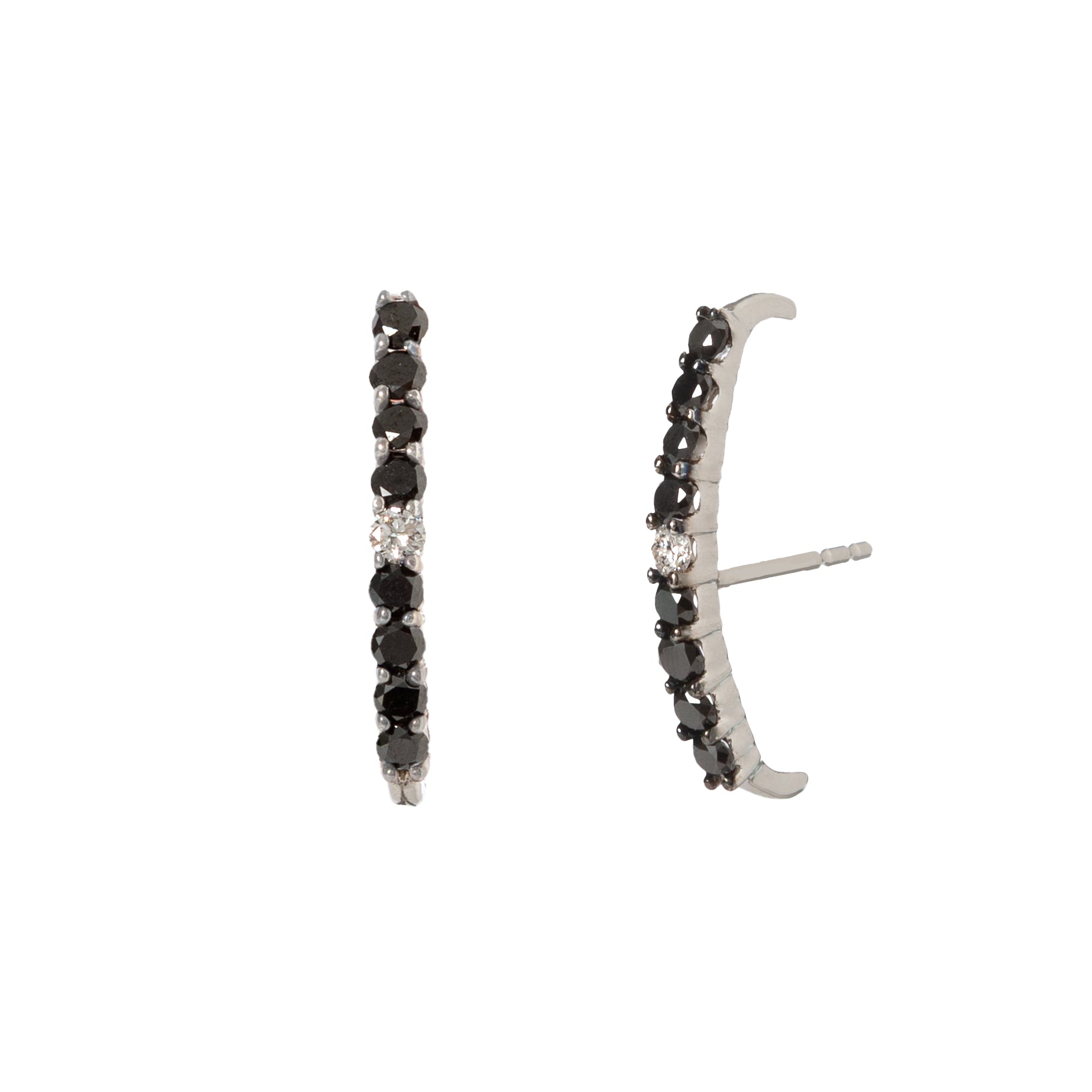 ELI BLACK DIAMONDS EARRINGS
