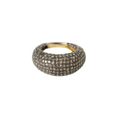 SMOKY DIAMOND BUBBLE RING