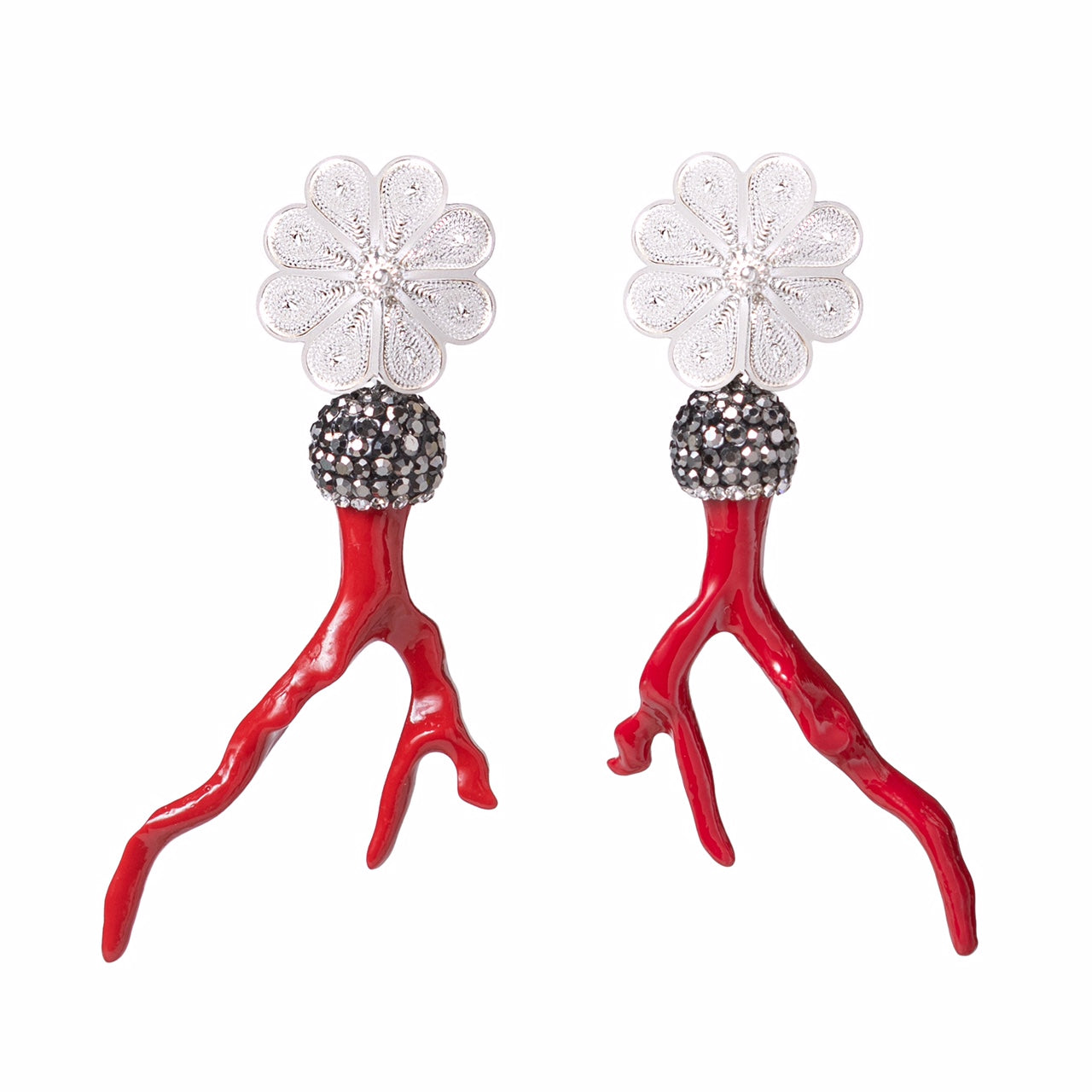 CORAL EARRINGS