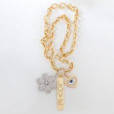 LOVE CHARMS NECKLACE