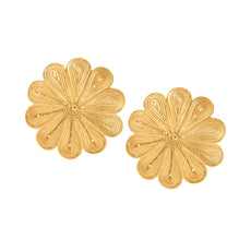 LAS FLORES GOLD EARRINGS