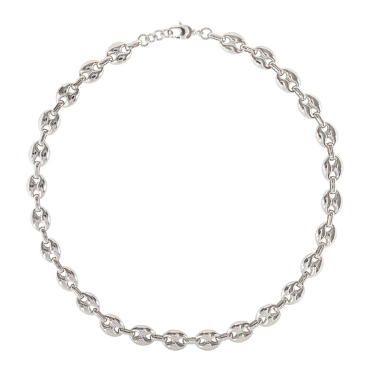 MARINER LINK SILVER NECKLACE