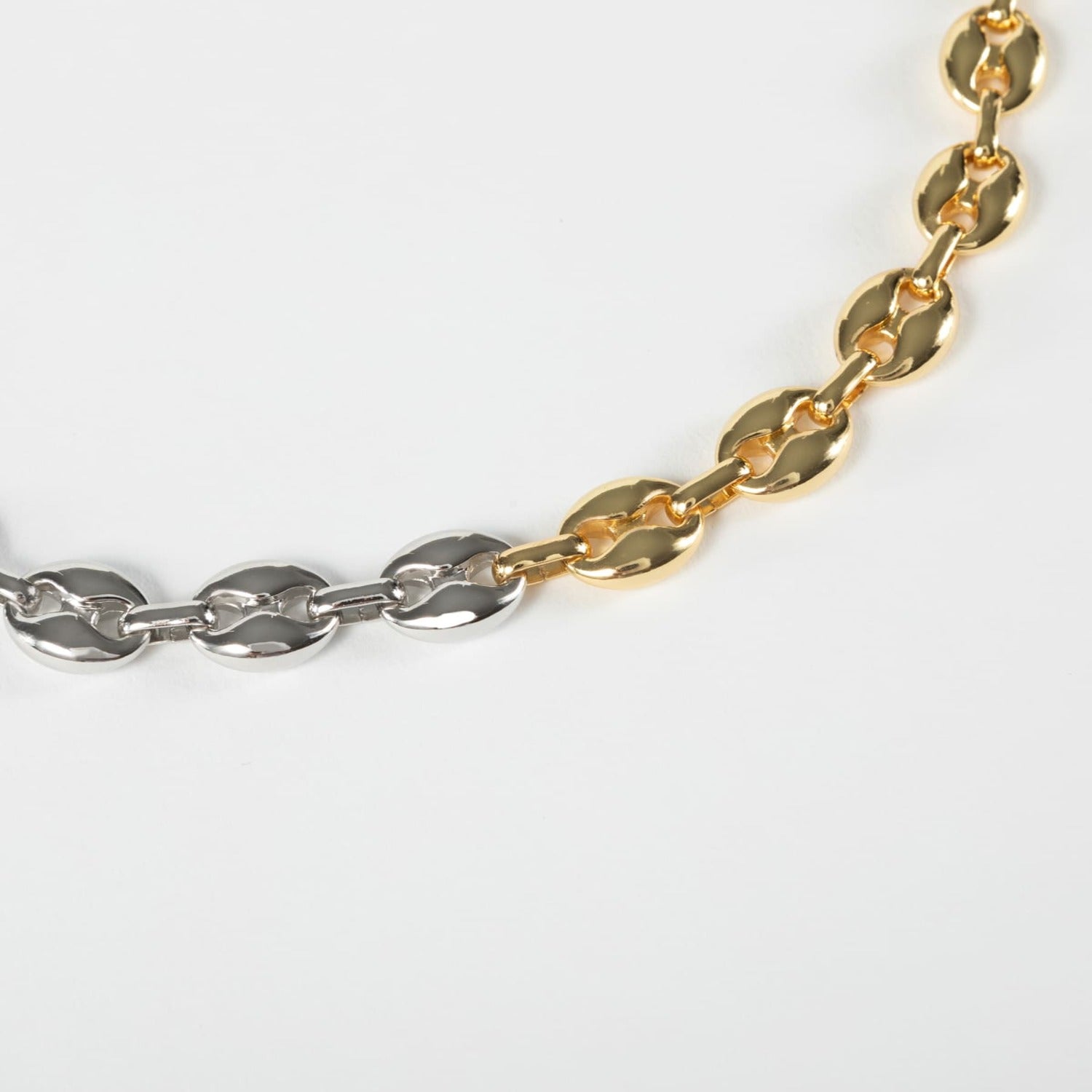 Mariner Link mixed metal necklace