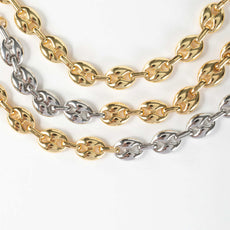 Mariner Link mixed metal necklace