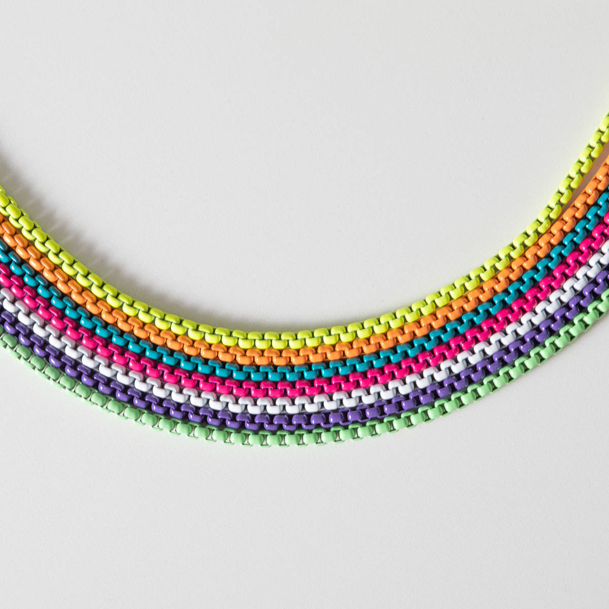 MINI NEON WHITE NECKLACE