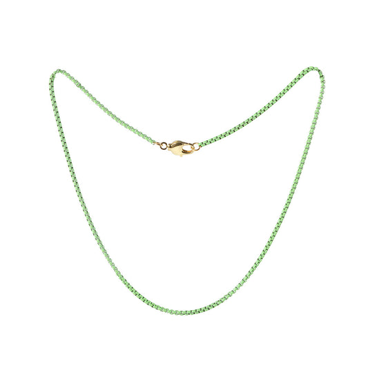 MINI NEON GREEN NECKLACE