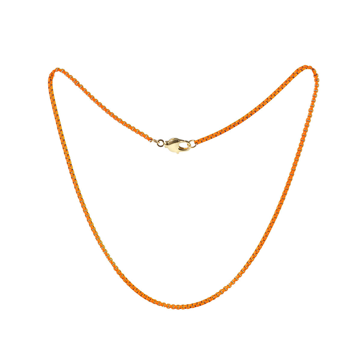 MINI NEON ORANGE NECKLACE