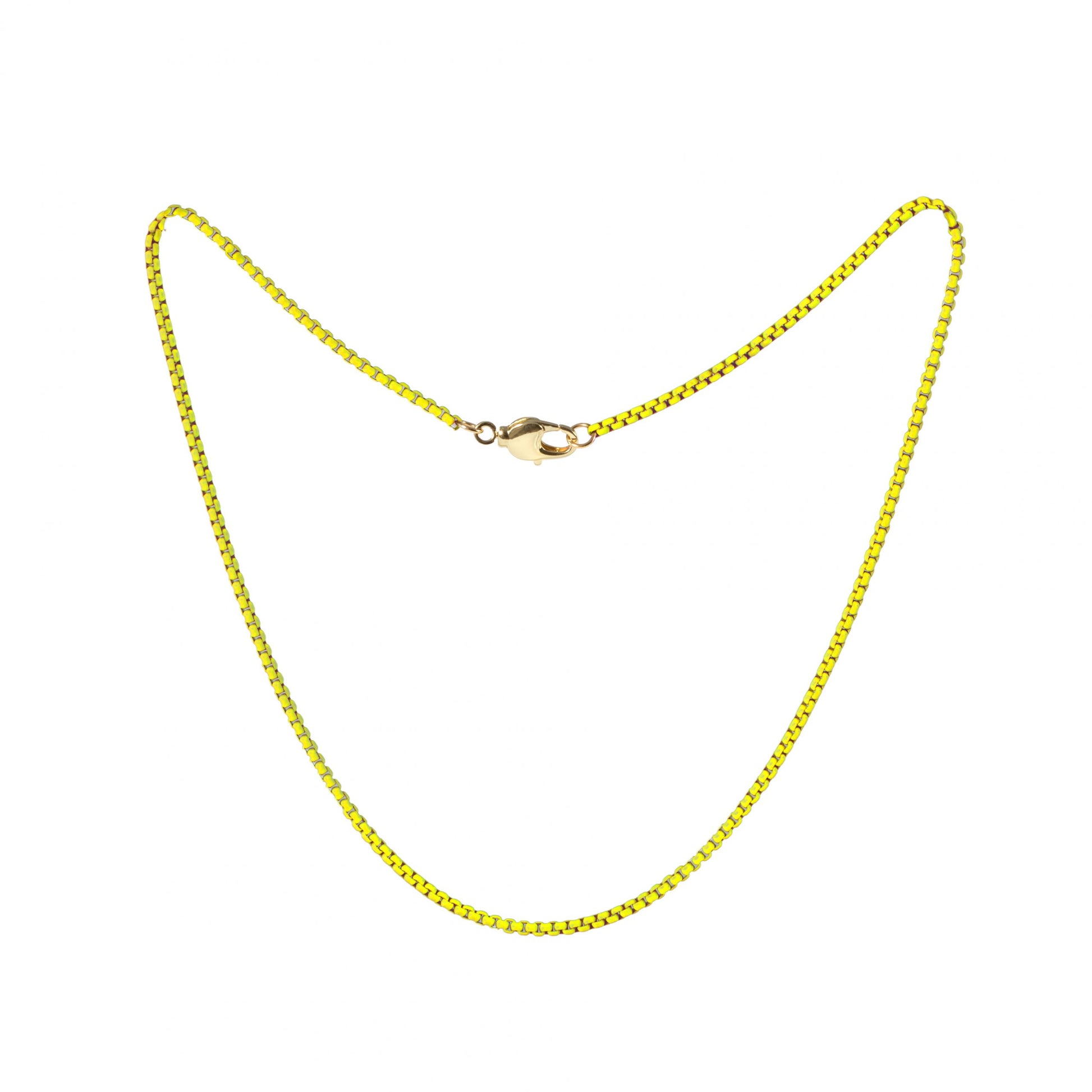 MINI NEON YELLOW NECKLACE