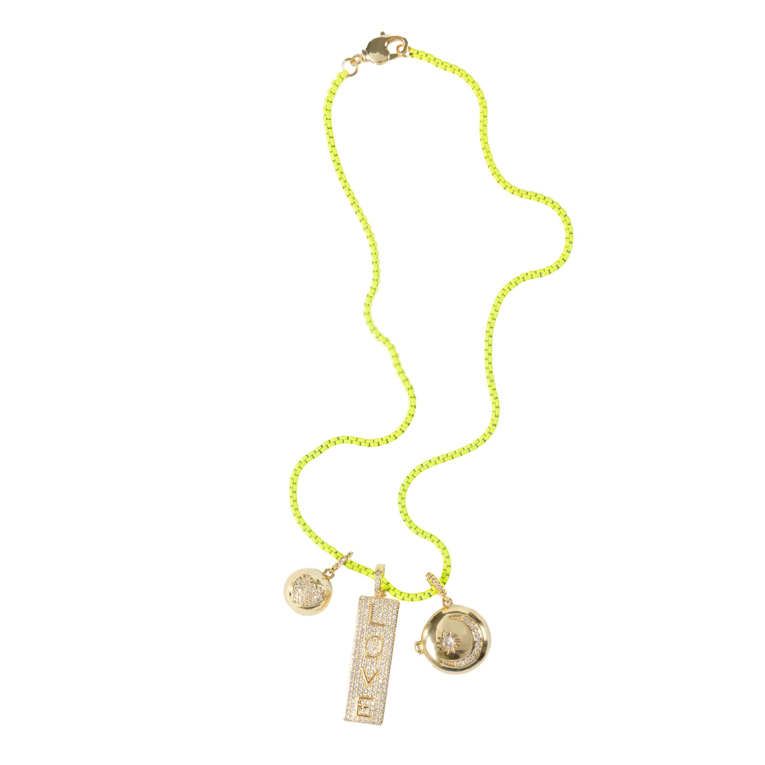 Neon Love necklace