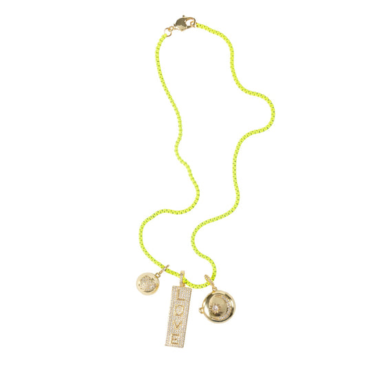 Neon Love necklace