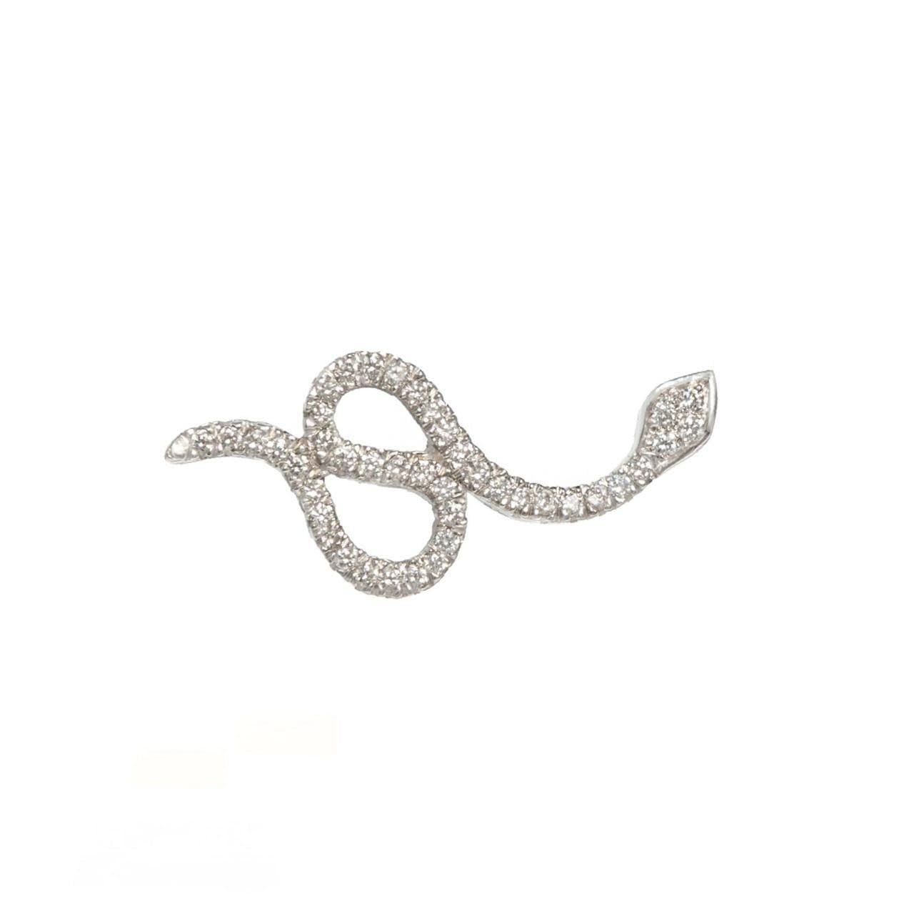 DIAMOND SNAKE EAR CUFF