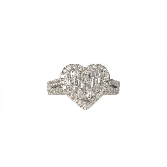 Diamond Heart Ring