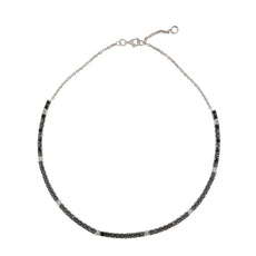 BLACK DIAMOND TENNIS CHOKER