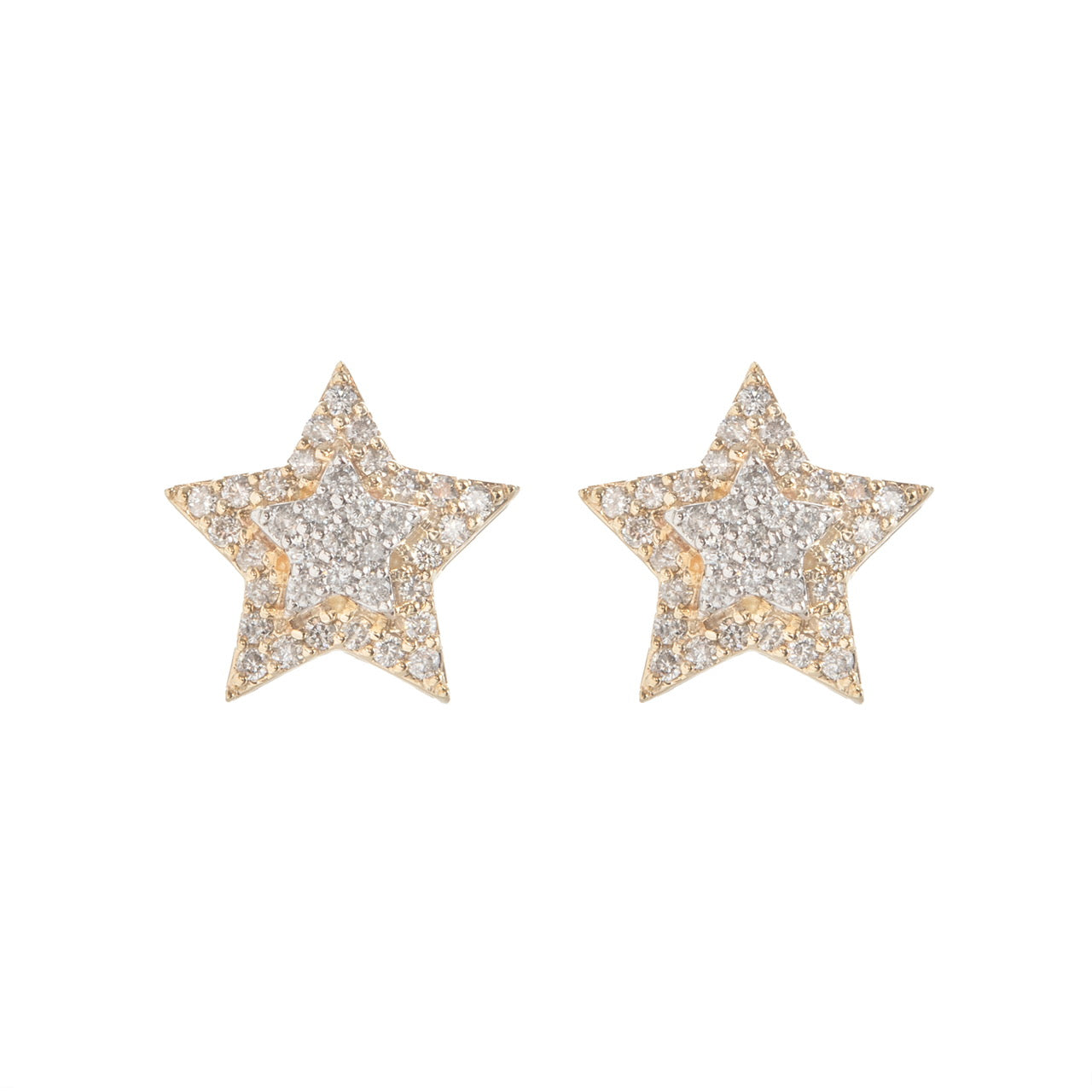 Star Diamond gold studs