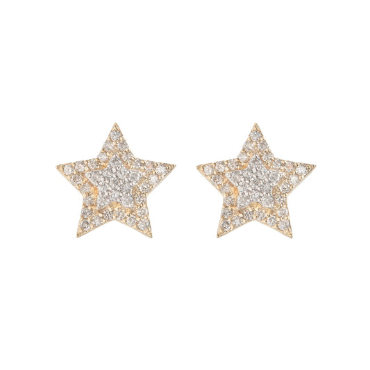 Star Diamond gold studs