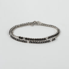BLACK DIAMOND TENNIS CHOKER