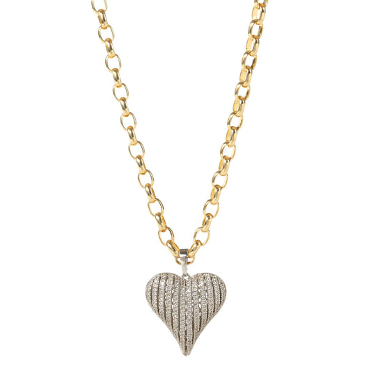 ﻿JUMBO HEART NECKLACE