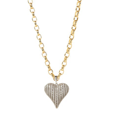 ﻿JUMBO HEART NECKLACE